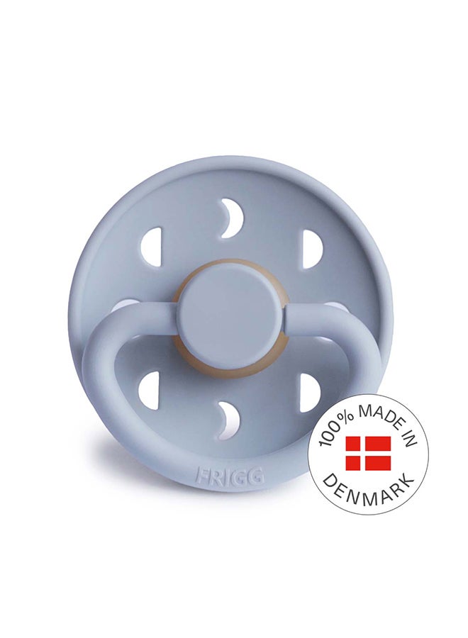 FRIGG Moon Phase Latex Baby Pacifier 6-18M 1-Pack Powder Blue - Size 2 - Image 3