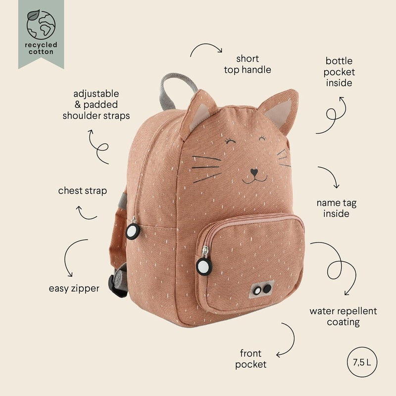 Trixie Mrs. Cat Backpack for Kids - Cute Daypack with Adjustable Straps - Image 5