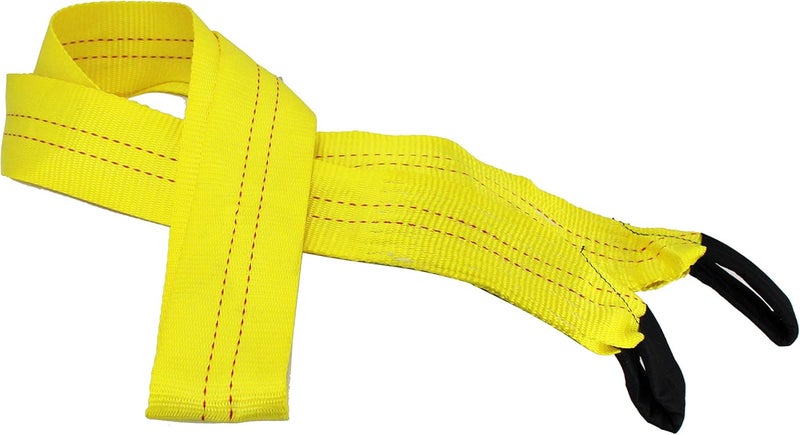 HFS (R) Yellow Tree Saver, Winch Strap, Tow Strap 30,000 Pound Capacity (3X8FT) - Image 4
