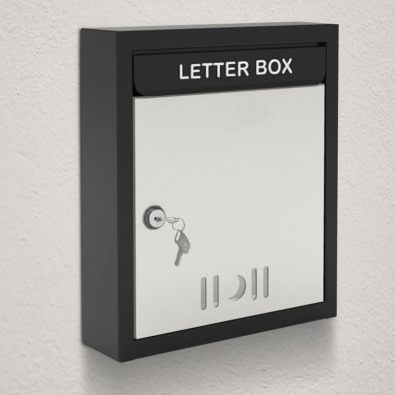 PLANET APS-330-pnt-ivory-black-letter-box - Image 1