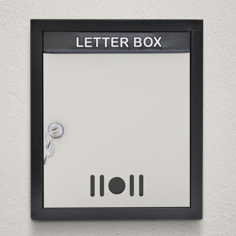 PLANET APS-330-pnt-ivory-black-letter-box - Image 4