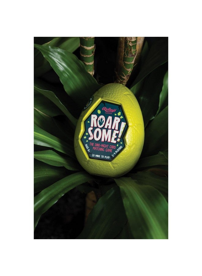 RIDLEY'S GAMES Ridley's Games: Roarsome! - The Dino-Matching Card Game for Dinosaur Lovers - Card Case Made from Corn Starch and is 100% recycleable - Family Game Night Favorite -Ages 6+ | 15-Minutes  - Image 2