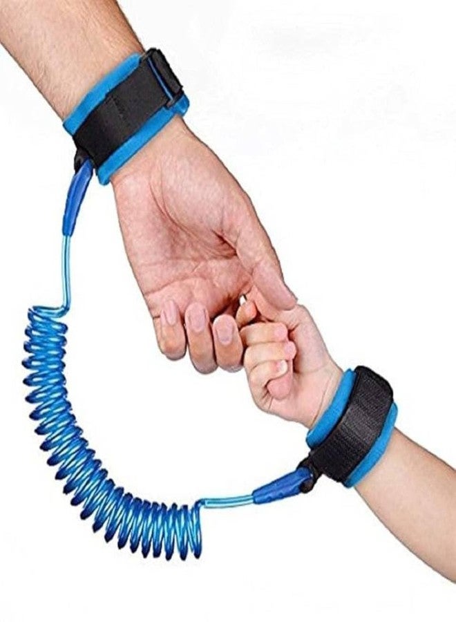 Prostuff.in® 1Pcs Anti-Lost Wrist Link for Kids and Toddlers Soft Adjustable Safety Harness with Cushioned Wristbands, Stretchable Coil, Secure Lock -Child Walking Leash for Travel and Outdoor Safety (multicolour) - Image 2
