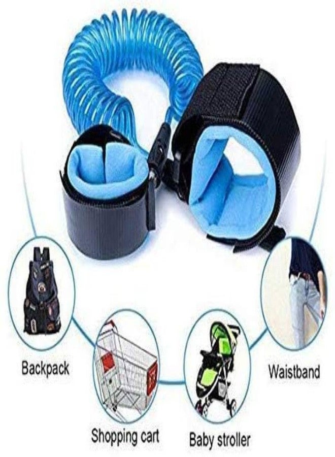 Prostuff.in® 1Pcs Anti-Lost Wrist Link for Kids and Toddlers Soft Adjustable Safety Harness with Cushioned Wristbands, Stretchable Coil, Secure Lock -Child Walking Leash for Travel and Outdoor Safety (multicolour) - Image 4