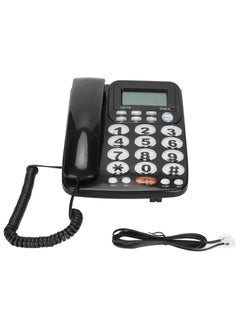 Generic Corded Standard Phone with Answering System and Caller ID, Desk Telephone, Caller ID Large ons Tilt Display, Corded Landline, for Home Office Hotel Rooms, Clear Call Quality, Classic Design  - Image 2
