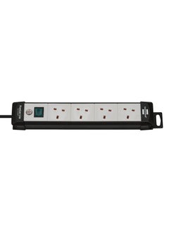 Brennenstuhl Brennenstuhl Premium-Line, 4-way extension lead (switch and 5m cable - 80° angle of sockets)  - Image 1
