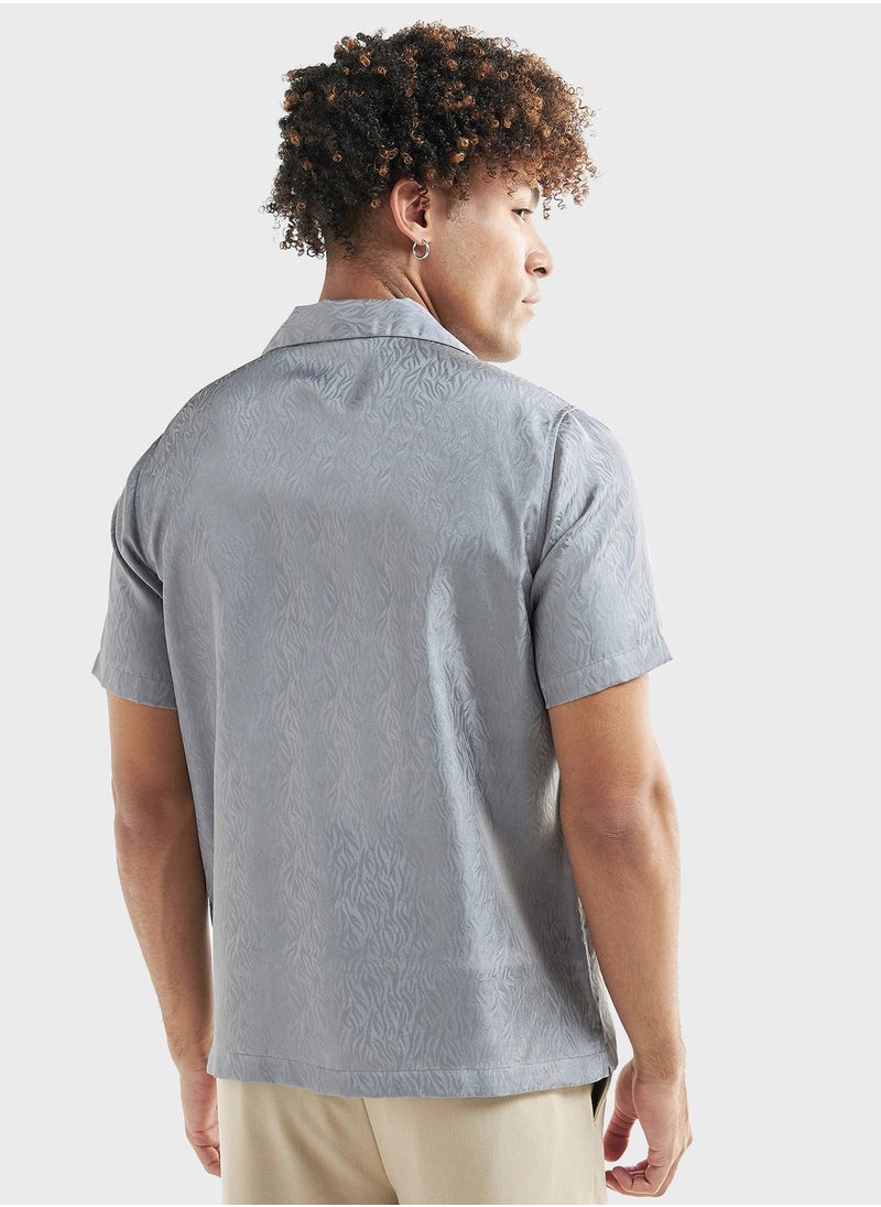 FAV - Textured Regular Fit Shirt - Image 1