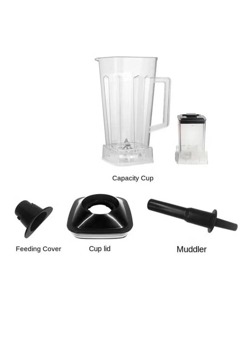 SILVER CREST 2 in 1 blender, with juice jack and a grain and spice grinder, for all uses, It features durable stainless steel blades, This ideal blender is suitable for all home uses  - Image 4