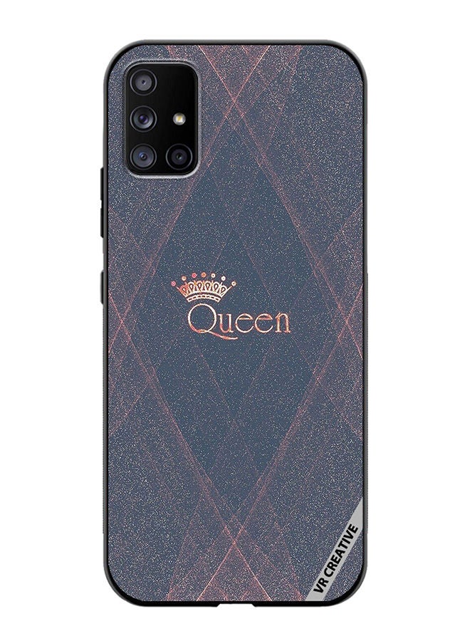 VR CREATIVE Protective Case Cover For Samsung Galaxy A71 5G Queen Design Multicolour - Image 1