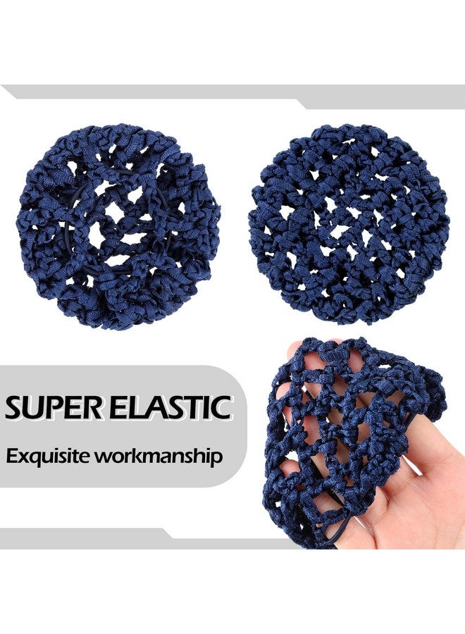 واي دريس 8 قطع من غطاء كعكة شعر الباليه للفتيات، شبكة شعر باليه مرئية S لتغطية الشعر، شبكة تغطية الشعر لكعكة النساء لفتيات الباليه (نمط بسيط) - Image 5