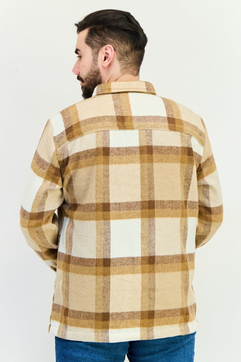 Celio Men Checkered Jacket Shirt ,Multicolor  - Image 4