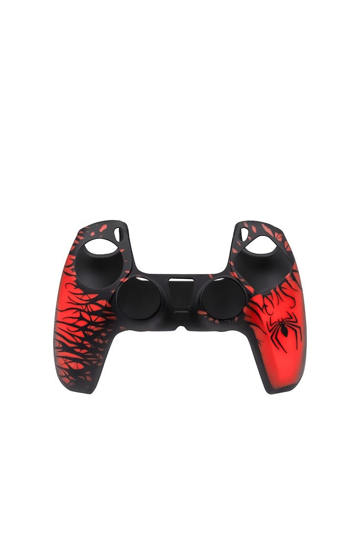 PS5 DualSense Controller Silicone Cover – Anti-Slip, Anti-Scratch Grip Case with Spider-Man Design & Thumbstick Caps - Image 3