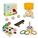 YUESUO Bird ToysParrot Training Toys for LovebirdFiveTypes Parakeet Toys Sets for Conure Cockatiel12 PCS Parrot Intelligence ToyBasketball HoopSkateboardStacking ToysWooden Block Bird Puzzles Toy - Image 3