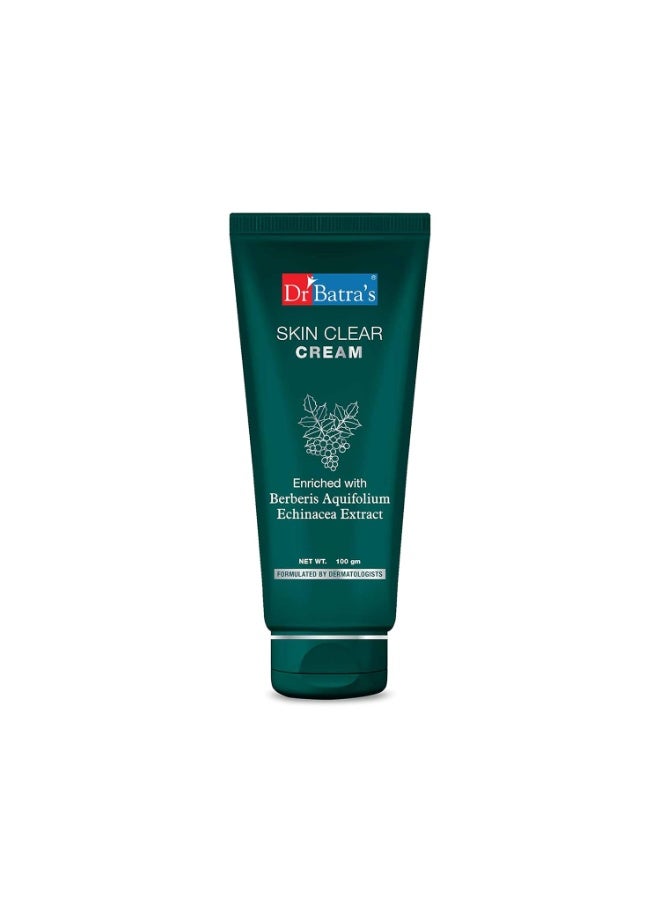 دكتور باترا كريم "Skin Clear" من د. باترا، مُعزز بنباتي "Berberis Aquifolium" و"Echinacea"، مُصاغ بمكونات طبيعية، خالٍ من الـ SLS والبارابين، كريم لبشرة ناعمة ونضرة (100 غرام). - Image 1
