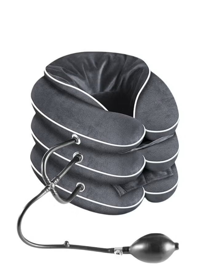 Bukela Cervical Neck Traction Device for Neck Pain Relief Inflatable Washable Neck Traction Pillow for Neck Decompression Neck Tension Relief - Image 1