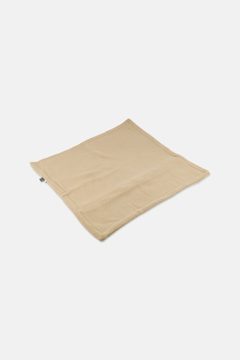 Muy Mucho Fleece Fiber Cushion Cover 45 x 45 cm, Beige - Image 3
