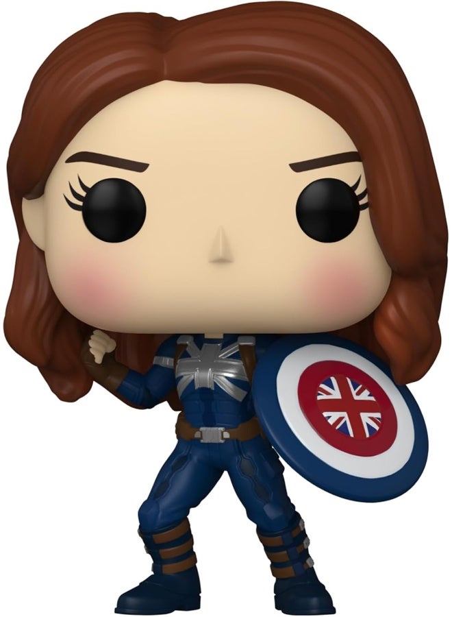 Funko Pop! Marvel - What If - Captain Carter - Marvel What If - Collectable Vinyl Figure - Gift Idea - Official Merchandise - Toys for Kids & Adults - TV Fans - Model Figure for Collectors - Image 2