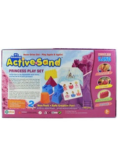 Ekta EKTA Active Sand Princess Play Set Non-Toxic Never Dries Out for Kids 3+ Years/Birthday Gifting Item for Toddlers- Multi Color  - Image 4