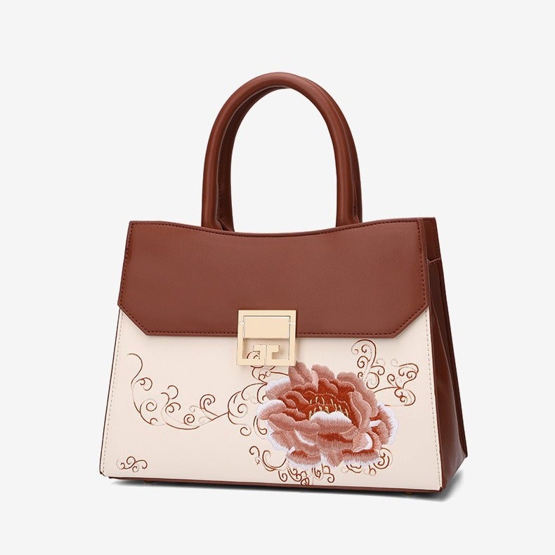 Light Luxury High-End Handbag Fashionable National Style Handmade Embroidered Bag Wedding Elegant Shoulder Bag For Women - Image 5