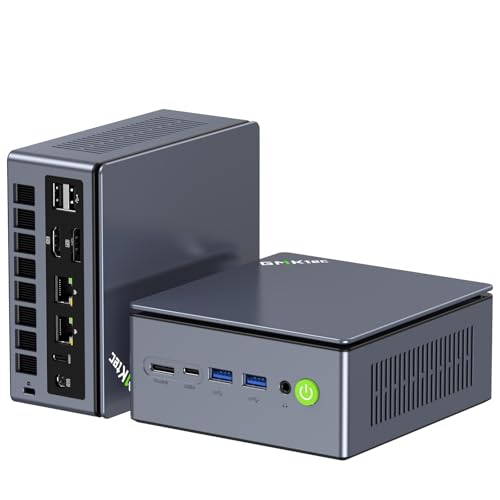 GMKtec M7 Ultra جيمينج ميني بي سي AMD Ryzen 7 PRO 6850U (4.70GHz) 16 DDR5 رام +1TB هارد درايف PCle SSD, ثنائي NIC LAN 2.5G كمبيوتر مكتبي, ثنائي USB4, HDMI 2.1, USB-C - Image 1