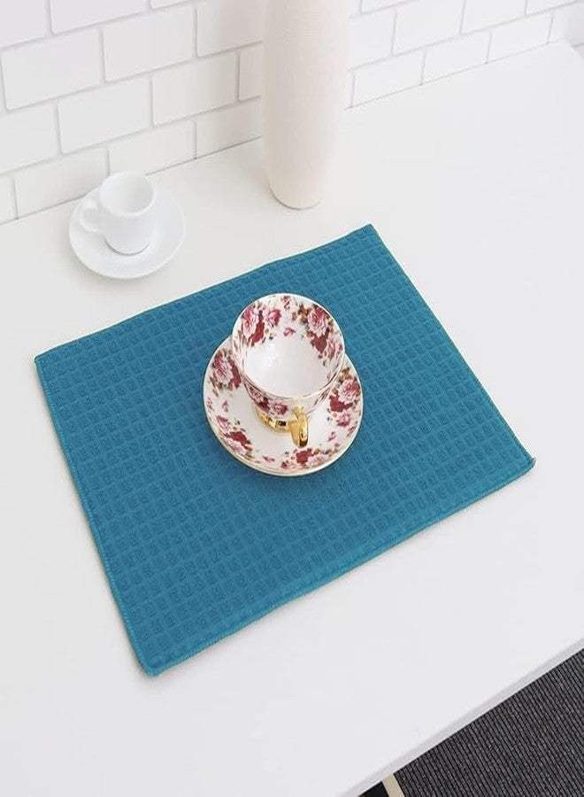 Xpandio Microfiber Dish Drying Mat, Protector for Kitchen Countertops, Sinks Folds for Compact Storage Extra Large Drying Kitchen Mat (Pack of 2) - Image 3