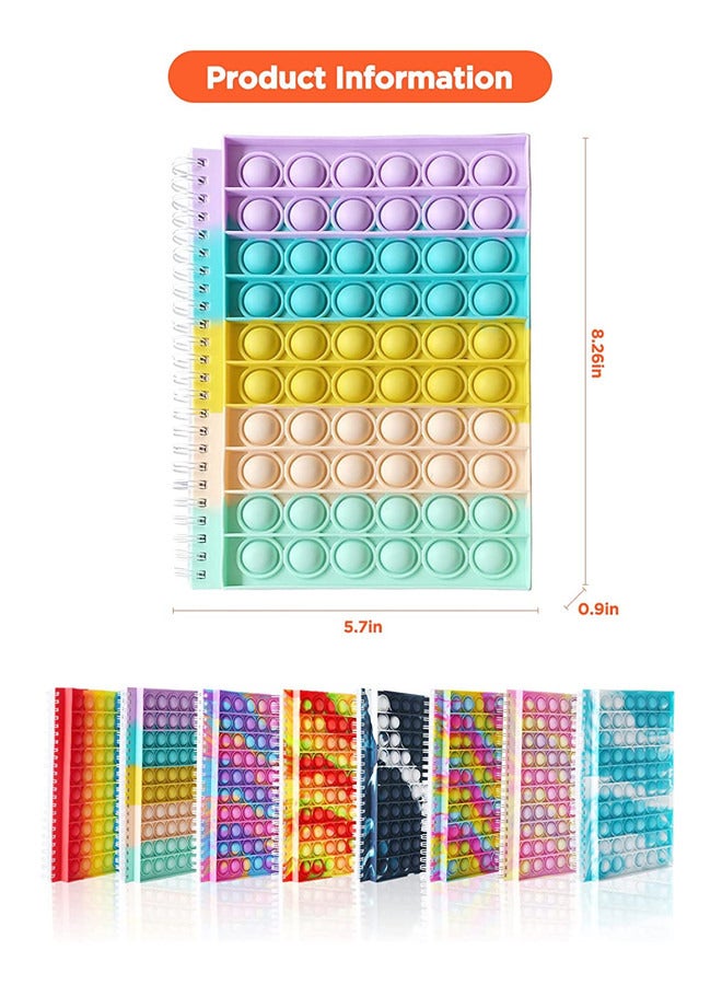 ISank Spiral Notebook Push Pop Bubble Fidget Sensory Toys  - Image 2