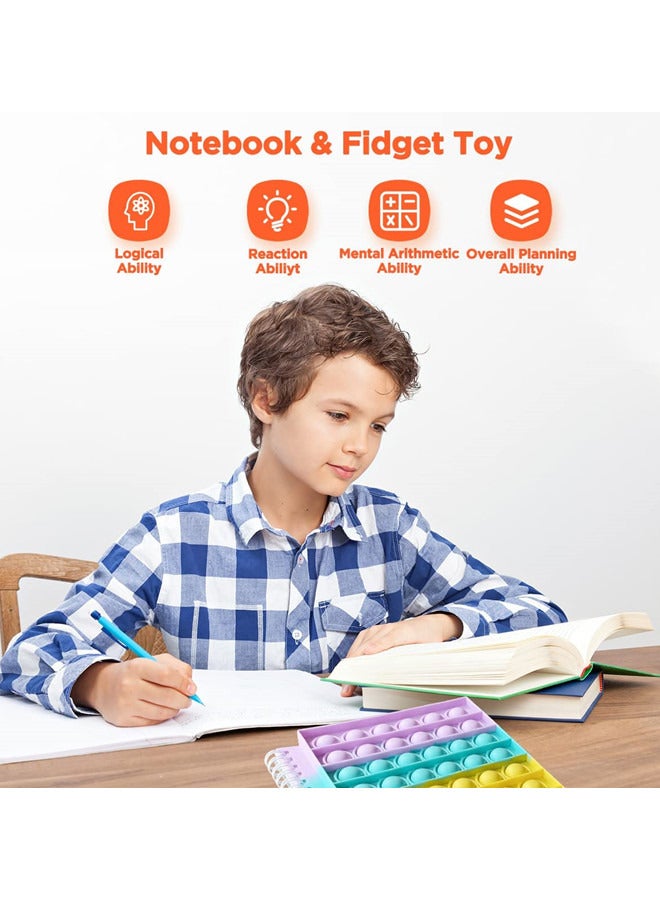 ISank Spiral Notebook Push Pop Bubble Fidget Sensory Toys  - Image 5