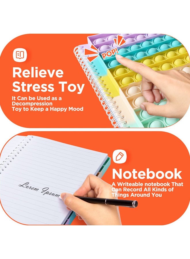 ISank Spiral Notebook Push Pop Bubble Fidget Sensory Toys  - Image 4