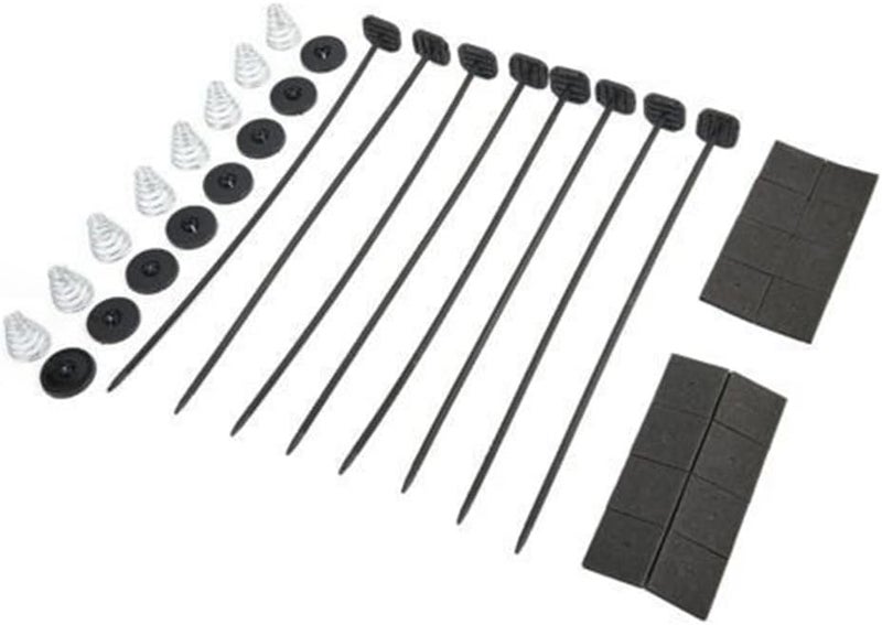 2 PCS Fan Mounting Kit, Universal Car Electric Radiator Fan Plastic Tie Strap Installation Kit, Vehicle Mounting Accessories for Electric Cooling Fan and Transmission Cooler - Image 1
