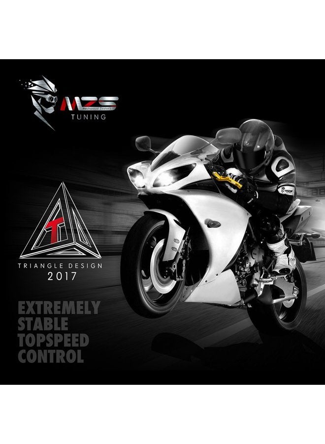 MZS Short Levers CNC Brake Clutch Adjustment Compatible with GROM MSX125 JC61 MLHJC618 2014 2015 2016 2017 2018 2019 Gold - Image 3