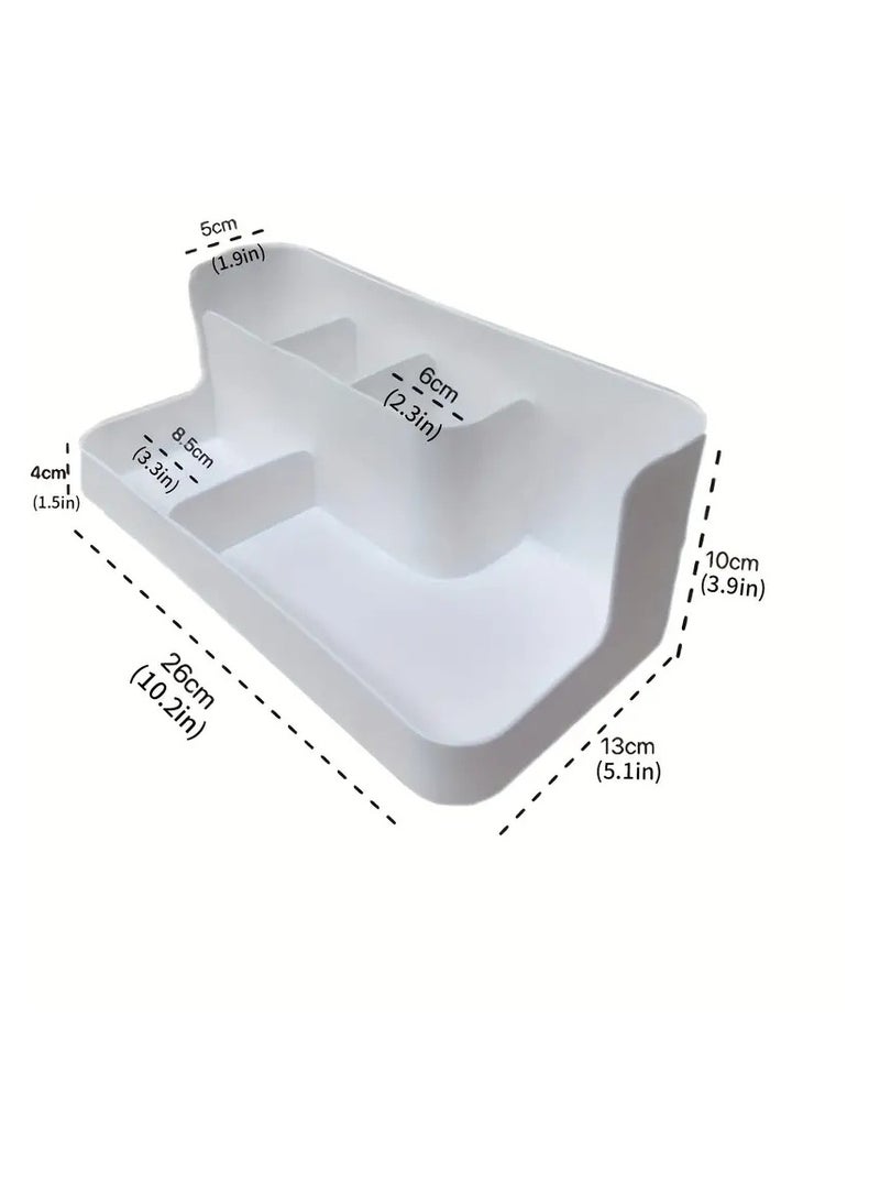 ORiTi Makeup Organizer With 5 Compartments, Large Capacity  Cosmetic Display Case, Easy  To Hold Your Makeup Products - Image 3