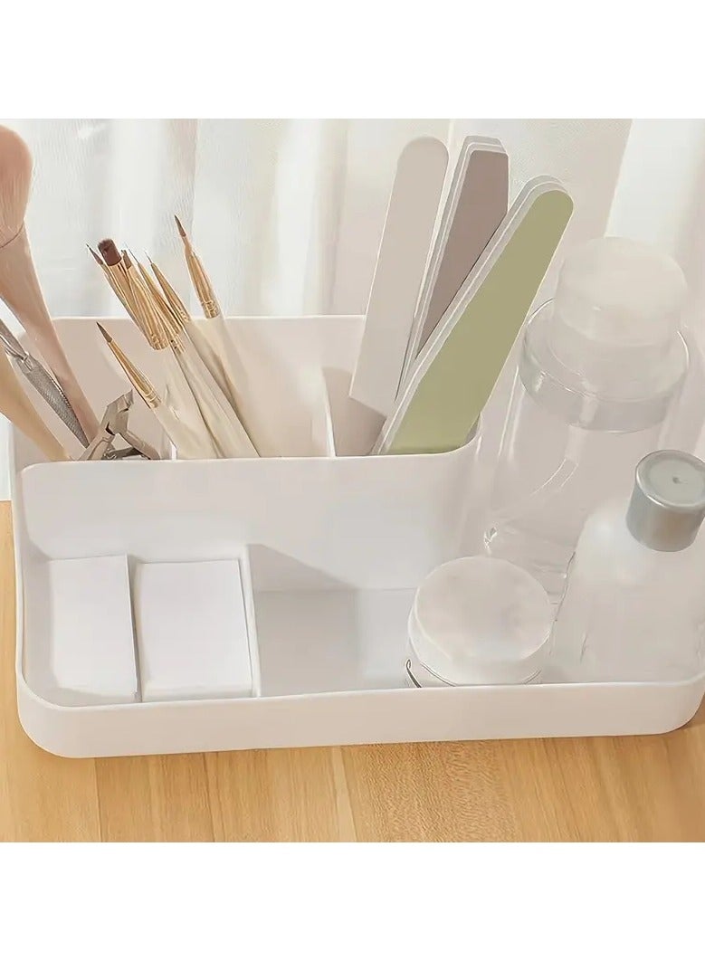 ORiTi Makeup Organizer With 5 Compartments, Large Capacity  Cosmetic Display Case, Easy  To Hold Your Makeup Products - Image 4