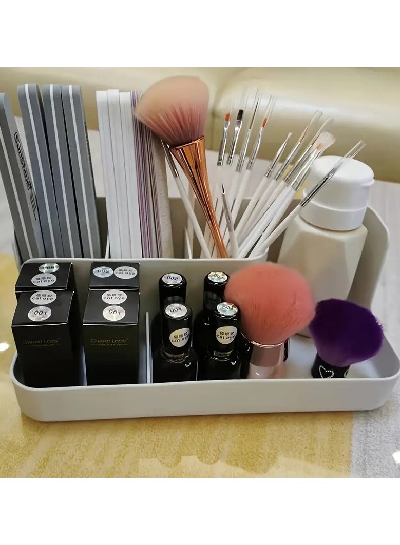 ORiTi Makeup Organizer With 5 Compartments, Large Capacity  Cosmetic Display Case, Easy  To Hold Your Makeup Products - Image 2