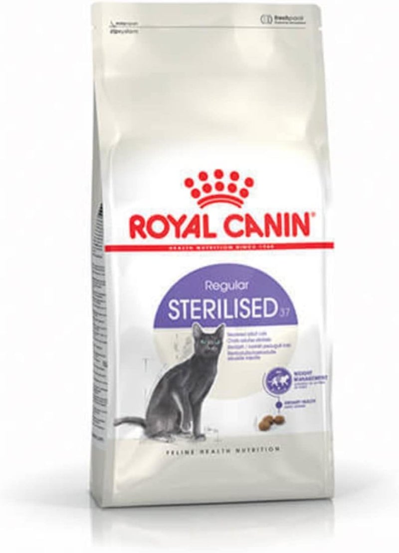ROYAL CANIN رويال كانين للتغذية الصحية للقطط المعقمة 37 – 10 كجم