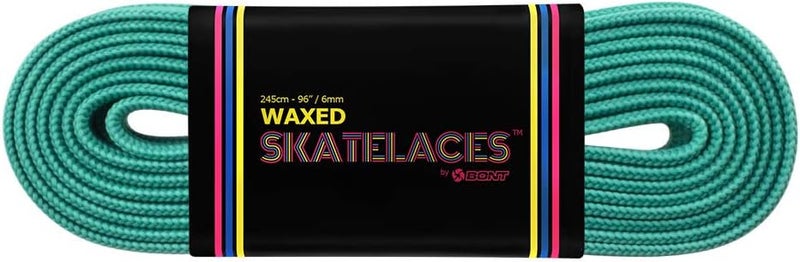 Bont Skates Waxed Laces - 6mm & 8mm - 47" 71" 79" 96" 108" - Misty Teal - Image 3