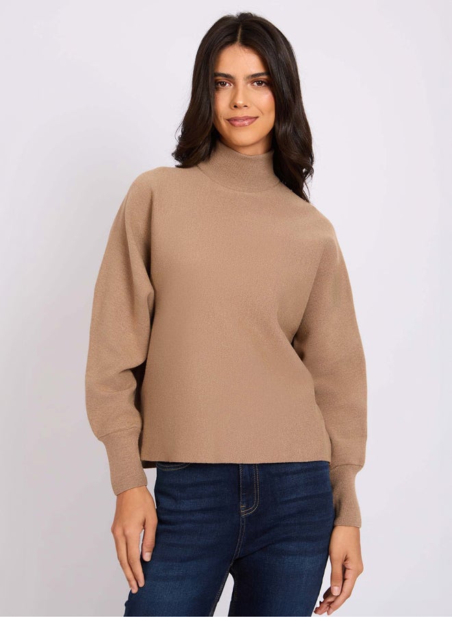 DALYDRESS Women Regular Fit Pullover - Brown - Image 4