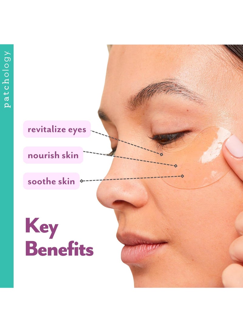 Patchology Serve Chilled Bubbly 5 Pairs – Luminous Recovery for Dull Eyes, Resveratrol & Caffeine, Party-Ready Treatment for Eye Strain Relief 5 Pack - Image 5