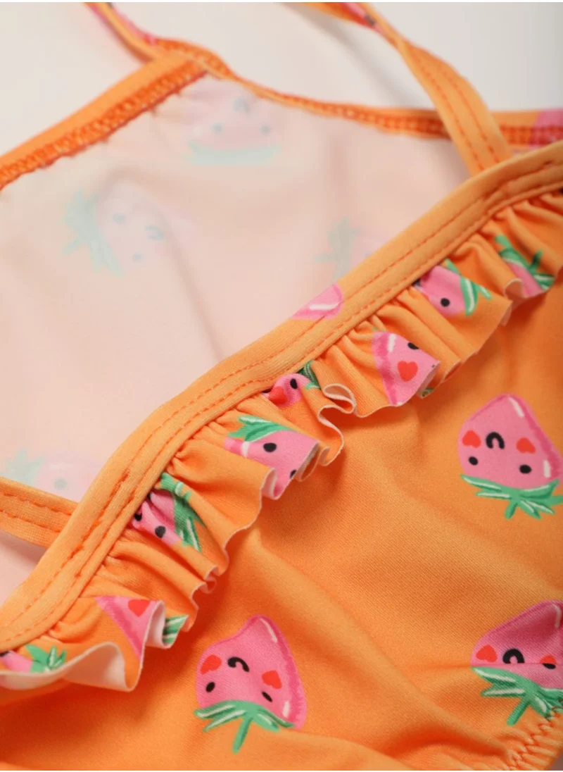 trendyol Kids Strawberry Print Bikini