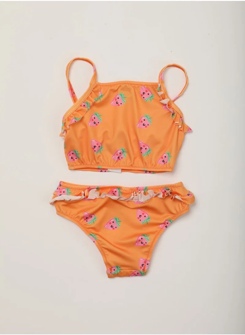 trendyol Kids Strawberry Print Bikini