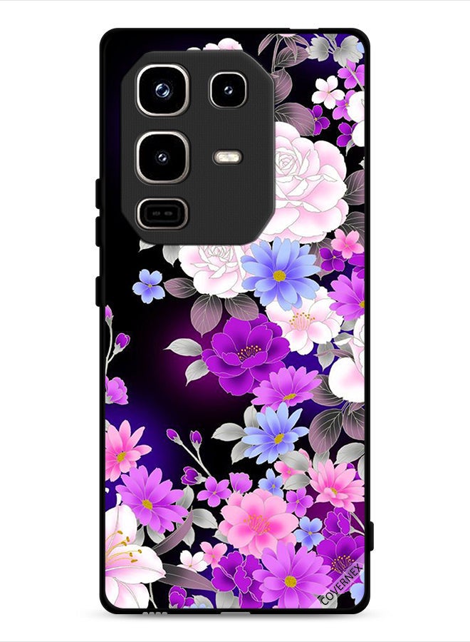 Covernex Infinix Note 50 Pro 4G Protective Case Cover Mix Flowers - Image 1