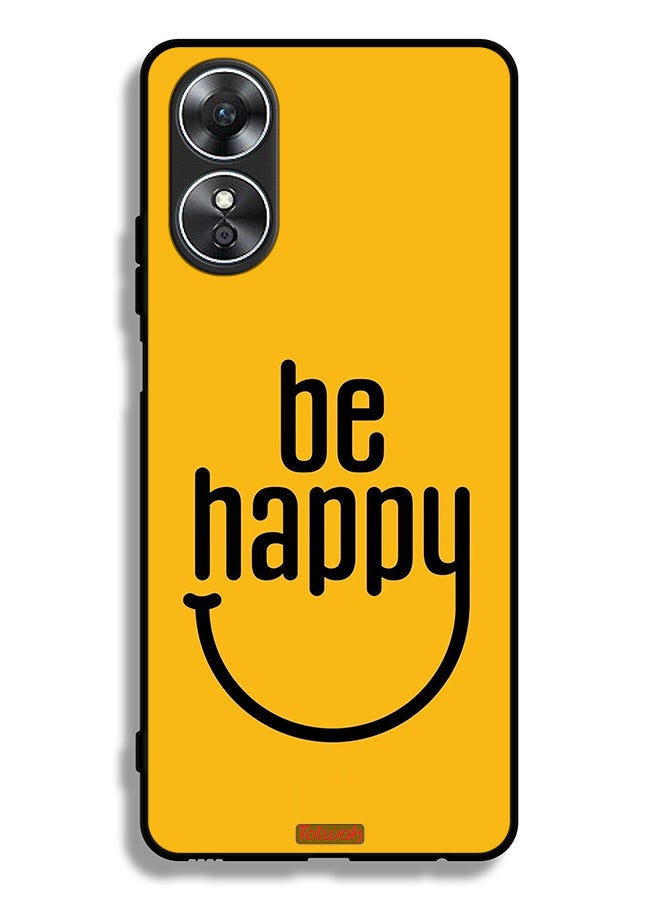 Tolwak غطاء حماية أوبو A17 كن سعيدًا - Image 2