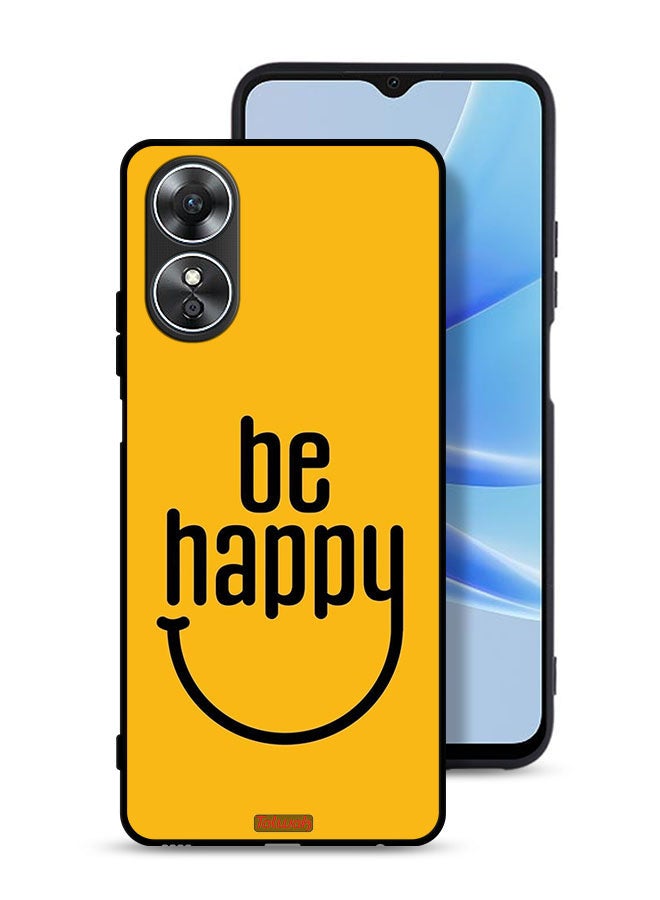 Tolwak غطاء حماية أوبو A17 كن سعيدًا - Image 1