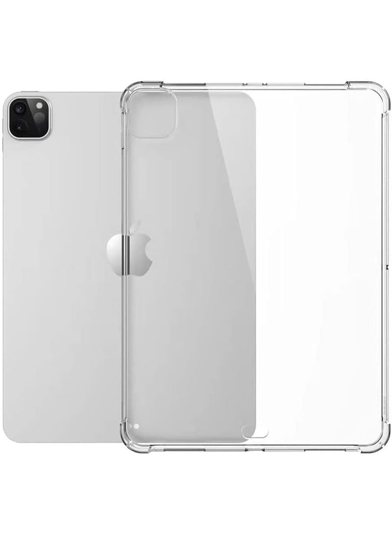 Protective case for iPad Pro 13-inch M4 2024 (7th generation) soft transparent thermoplastic polyurethane case, scratch and shock-resistant, clear (Pro 13-inch) - Image 1