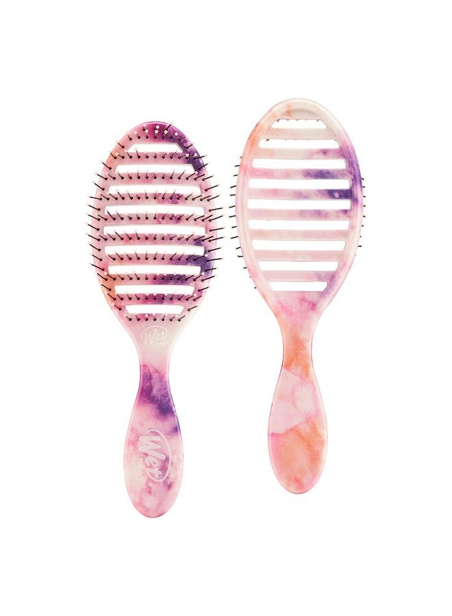 Wet Brush Wet Brush Speed Dry Hair Brush - Color Wash, Watermark - Vented Design and Ultra Soft HeatFlex Bristles Are Blow Dry Safe With Ergonomic Handle Manages Tangle and Uncontrollable Hair - Pain-Free - Image 1