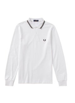 FRED PERRY Wheat spring and autumn long sleeve men's polo shirt(L)  - Image 1