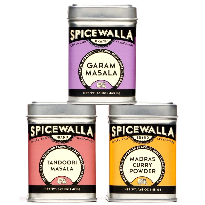 Spicewalla Masala Indian Spice 3 Pack | Garam Masala, Madras Curry Powder, Tandoori Masala | Non-GMO, No MSG, Gift Set - Image 1