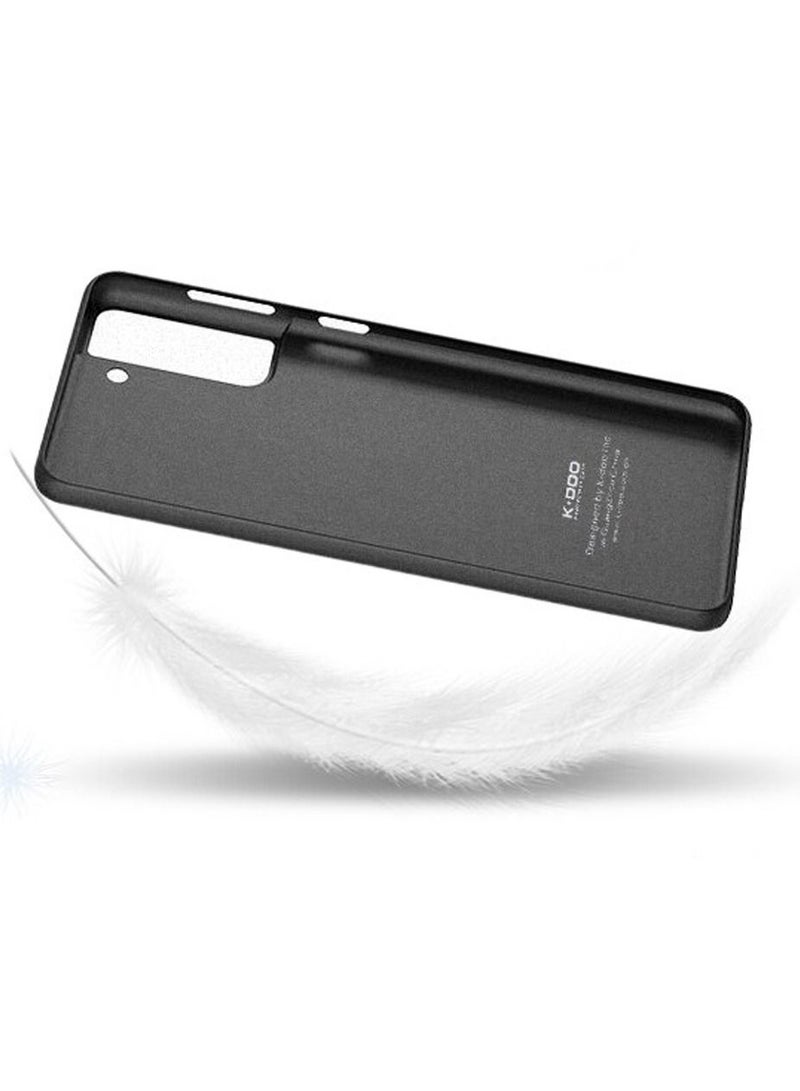 K-Doo غطاء خلفي رفيع للغاية من Air Skin لهاتف Samsung Galaxy S22 Plus مضاد للانزلاق بتغطية كاملة باللون الأسود - Image 4