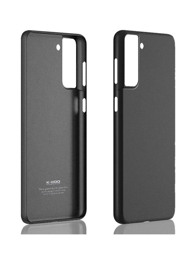 K-Doo غطاء خلفي رفيع للغاية من Air Skin لهاتف Samsung Galaxy S22 Plus مضاد للانزلاق بتغطية كاملة باللون الأسود - Image 2