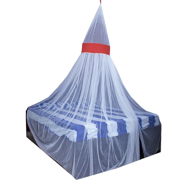CREATIVE TEXTILES Mosquito Nets - King Size Premium Mosquito Net Canopy for Home or Travel, Includes Hanging Kit, Travel Bag, and No Harmful Chemicals - Image 3