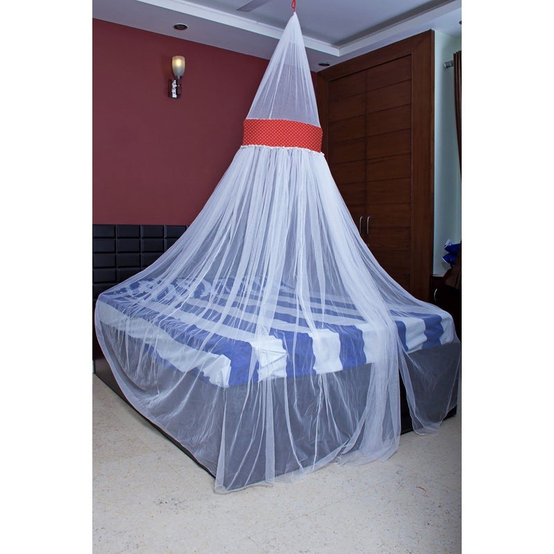 CREATIVE TEXTILES Mosquito Nets - King Size Premium Mosquito Net Canopy for Home or Travel, Includes Hanging Kit, Travel Bag, and No Harmful Chemicals - Image 2